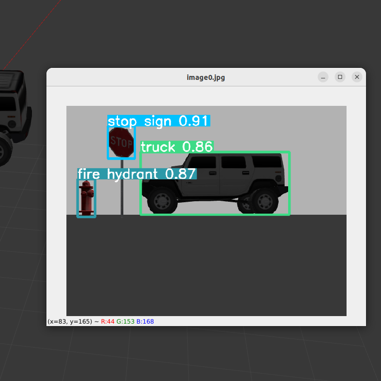 ROS 2 object detection